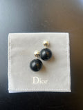 Boucles d’oreilles Dior « Tribales » Noire