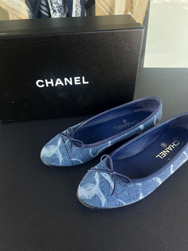 Ballerines Chanel jean