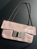 Sac Chanel rose poudré - argent (2003)