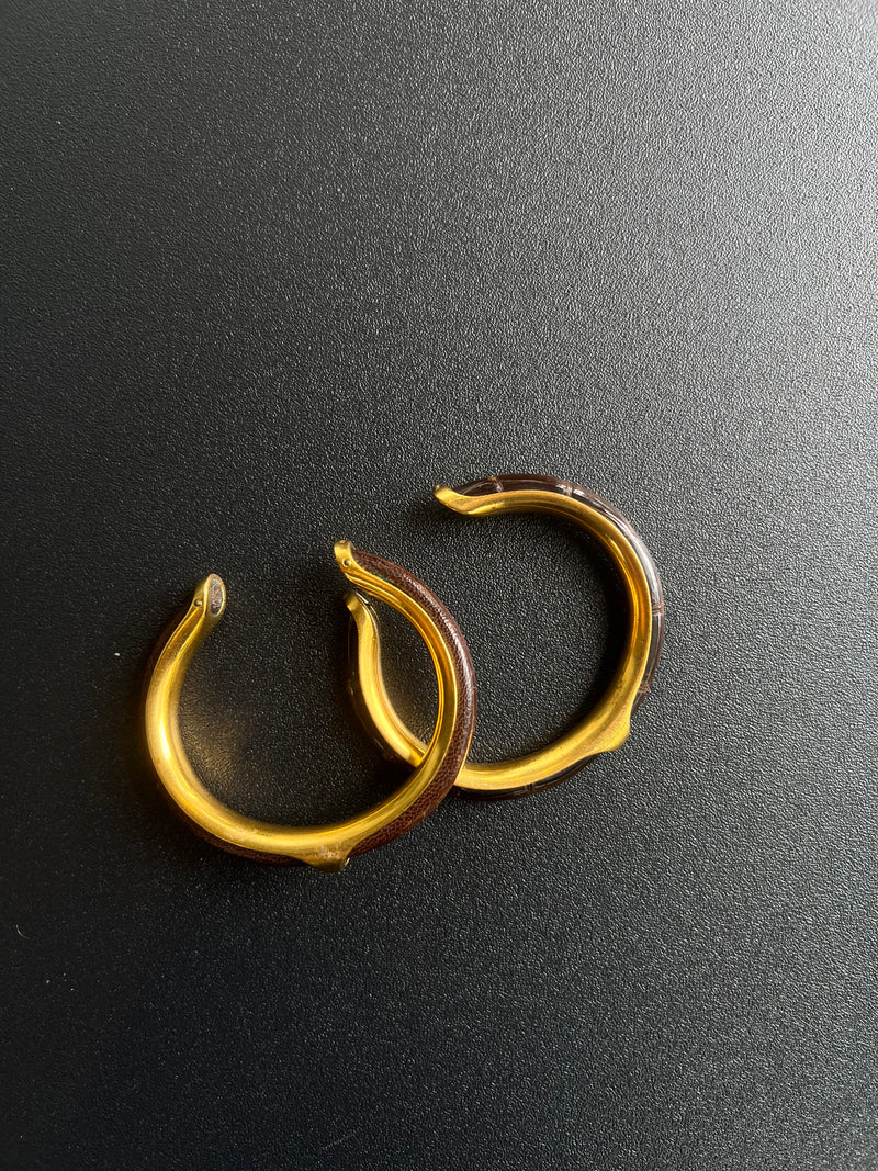 Jonc marron Hermès kyoto