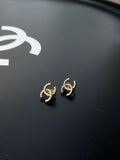 Boucles d'oreilles strass à clip Chanel