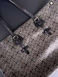 Cabas Céline noir/gris vintage