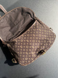 Sac Louis Vuitton besace "Saumur" marron toile
