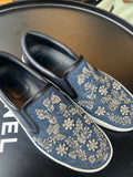 Slipon Dior denim et strass