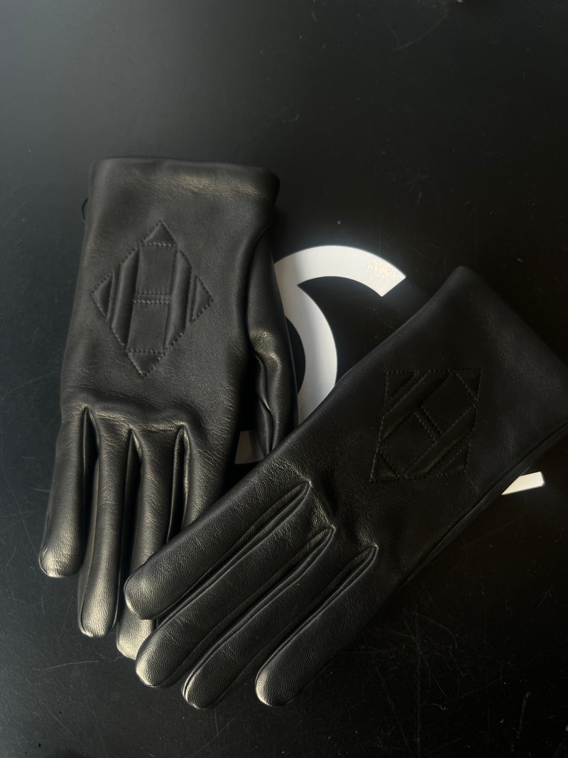 Gants cuir prisme agneau