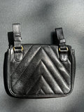 Pochette Chanel noir grainé vintage