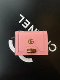 Porte monnaie Gucci Rose + boite + housse + sac en toile