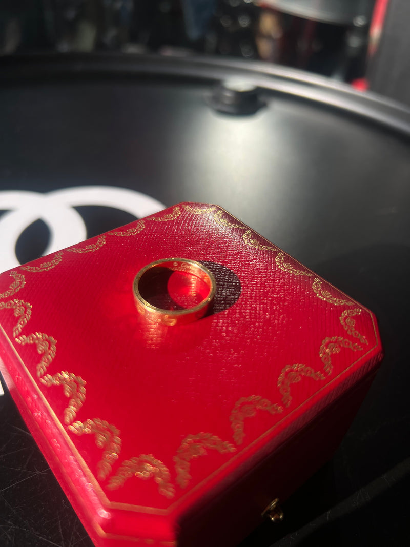 Bague Cartier Love or jaune