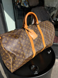 Cabas Louis Vuitton "Keepall
45" monogramme