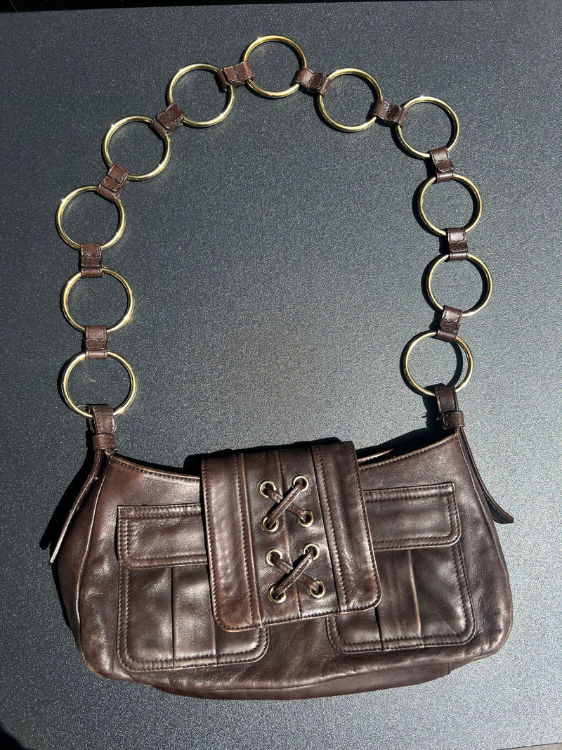 Sac YSL vintage "Mombasa" marron