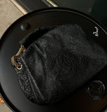 Sac Chanel noir vernis vieilli