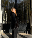 Veste sans manches en vison