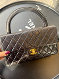 Sac Chanel noir en cuir