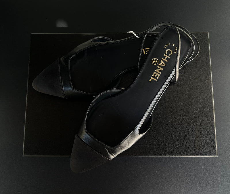 Slingbacks Chanel Noir