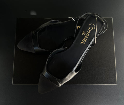 Slingbacks Chanel Noir