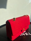 Sac Chanel Timeless classique jersey rouge