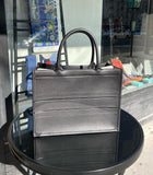 Tote Bag Christian Dior cuir noir