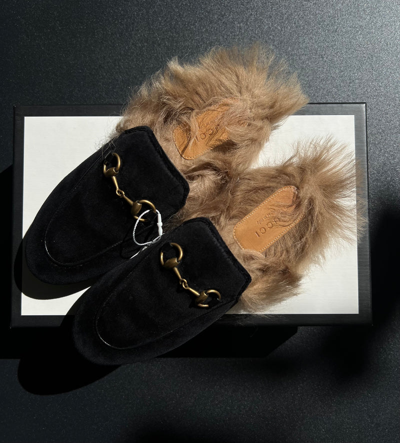 Mules Gucci Princetown velours