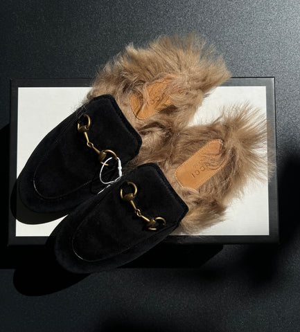 Mules Gucci Princetown velours
