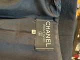 Robe manteau Chanel noir vintage