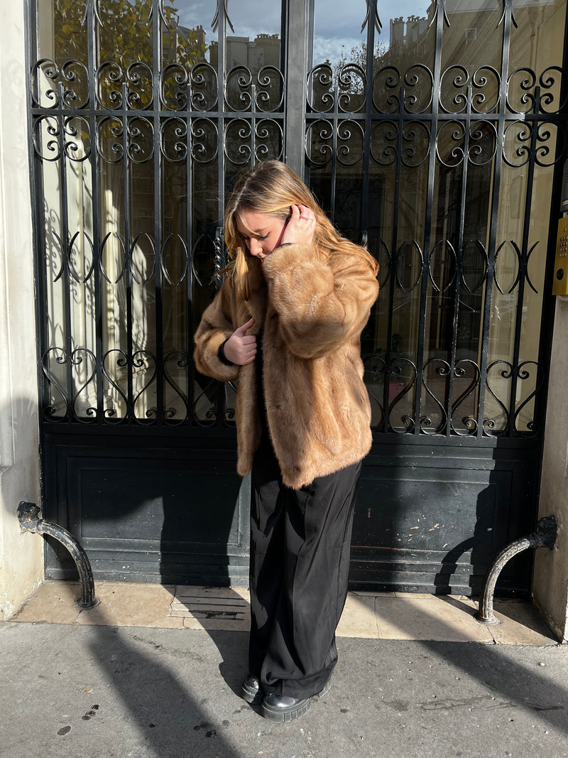 Blouson vison vintage