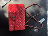 Sac Chanel Timeless rose vernis