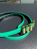 Ceinture fine verte YSL