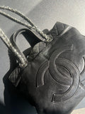 Sac/cabas Chanel Trianon noir avec housse