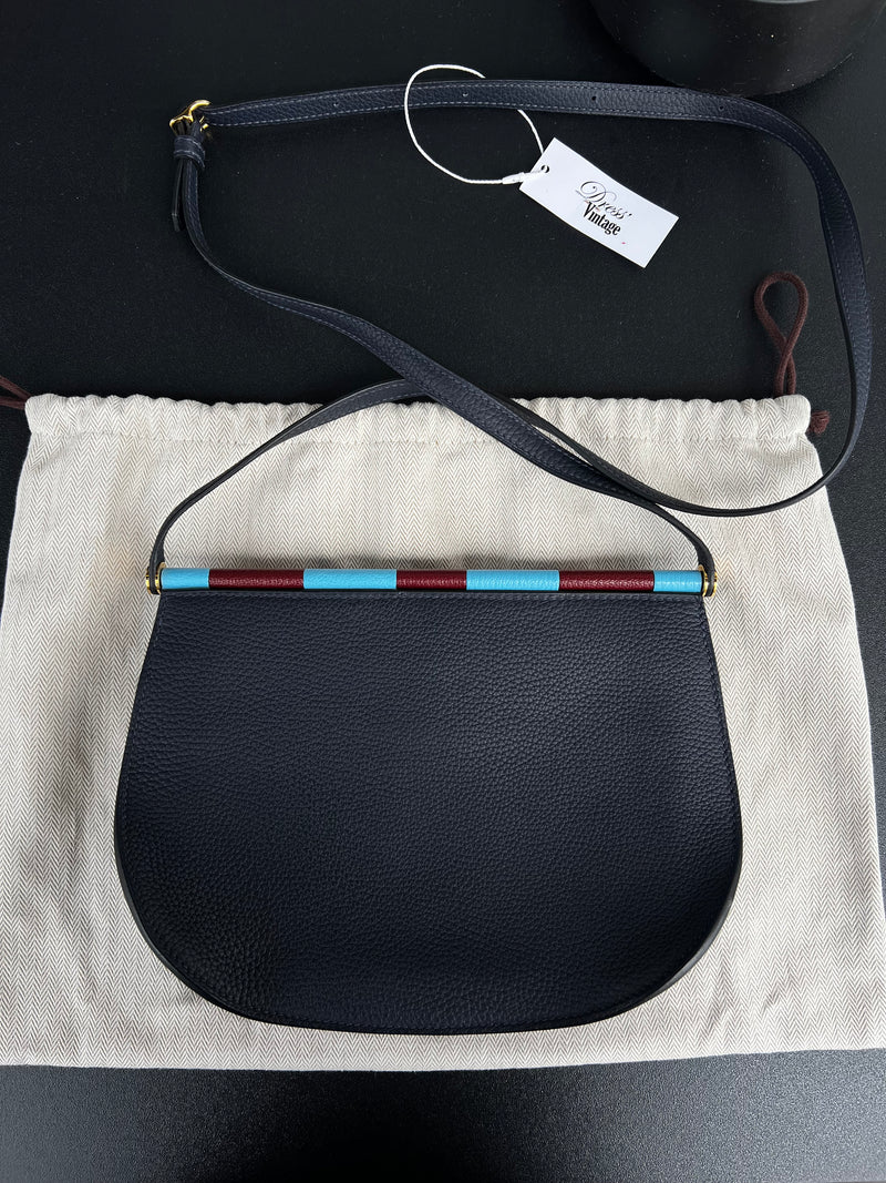 Sac Hermès « Saut 25 » marine