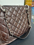Cabas tote bag Chanel marron