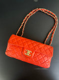 Sac Timeless classique cuir rouge