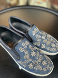 Slipon Dior denim et strass