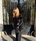 Veste sans manches en vison