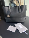 Sac/cabas Dior "open bar" veau noir avec housse et facture