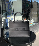 Tote Bag Christian Dior cuir noir