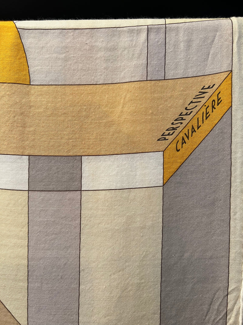 Étole Hermès Perspective cavalière
