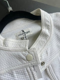 Ensemble Courrèges veste + pantalon blanc