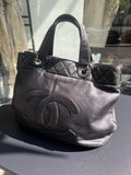 Sac/cabas Chanel Trianon noir avec housse