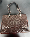 Cabas tote bag Chanel marron