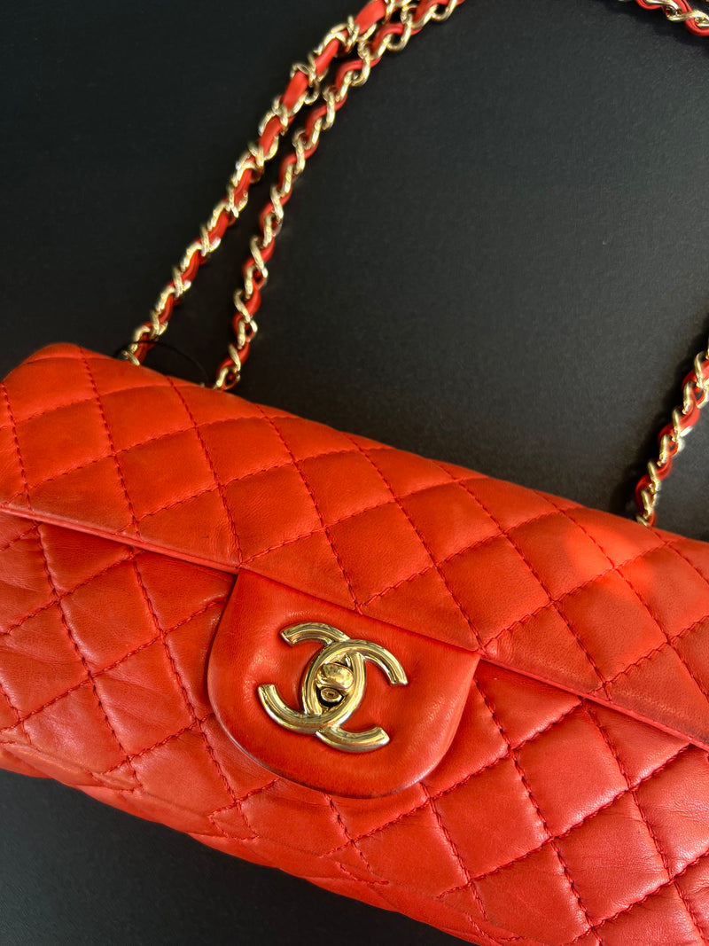 Sac Timeless classique cuir rouge