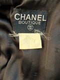 Veste Chanel noir Vintage