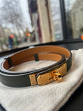 Ceinture Hermès Kelly étoupe