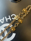 Ceinture Céline dorée vintage triomphe