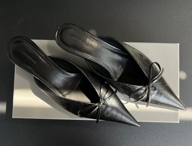 Mules Balenciaga à noeud