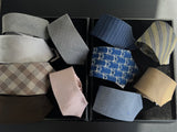 Cravate Chanel bleu à pois
