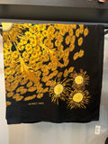 Étole Hermès Fleurs et Carlines