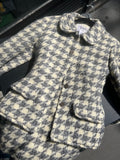 Tailleur Jupe Chanel gris et écru