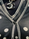 Twin set Chanel noir et beige