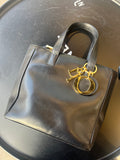 Sac Dior Lady lisse noir vintage