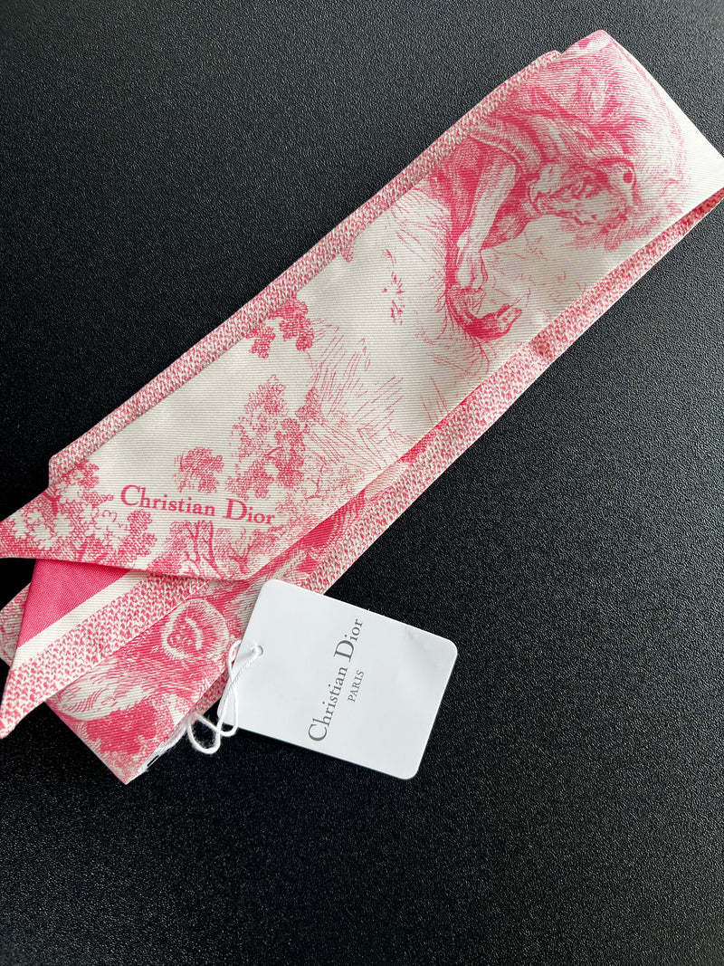 Foulard Mitzah Dior rose